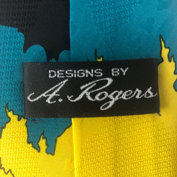 Teal Firefighter Tie - Picture 7 of 7